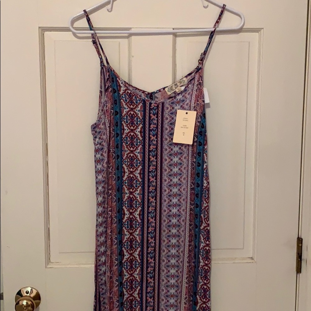 Patterned maxi dress